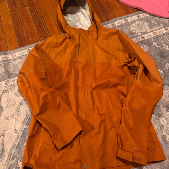 Durable REI jacket. REI Rainer rustic brownish Orange Hooded Jacket men’s medium - Picture 2 of 8